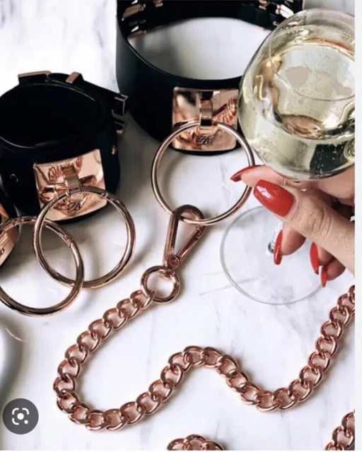 HONEY BIRDETTE ROSE Gold Collar & Chain Bondage Kit $189.00  display picture 2