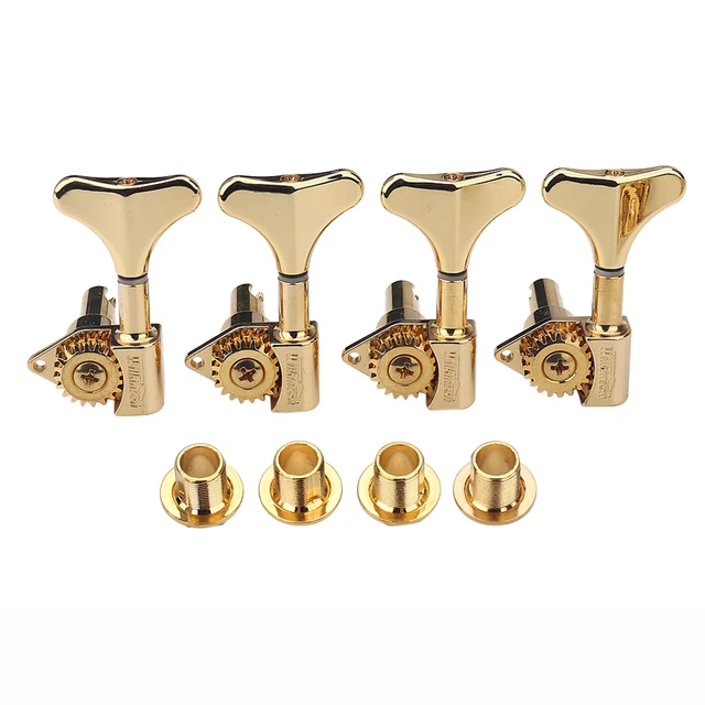 4 LEFT VINTAGE Open Bass Tuning Pegs Tnuers Machine Heads Wilkinson WJB