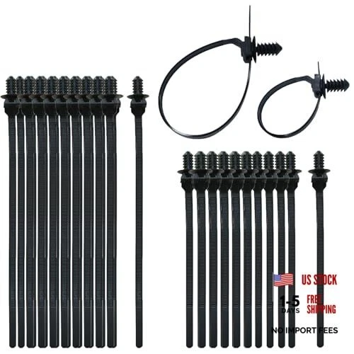 Nylon 300pcs Serre-câble R-type attache organisateur fil