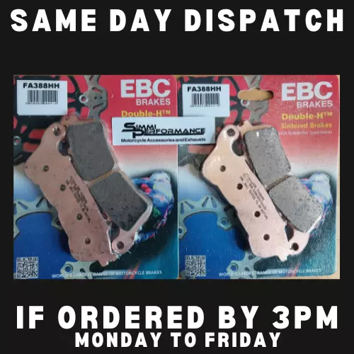 EBC HH FRONT Brake Pads Honda CB1000R ABS 08 2009 2010 2011 2012 2014 2015 2016