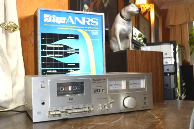 Technics Vintage Cassette Player Tape Deck RS-M10 Silver HiFi NEEDS SERVICE/E552