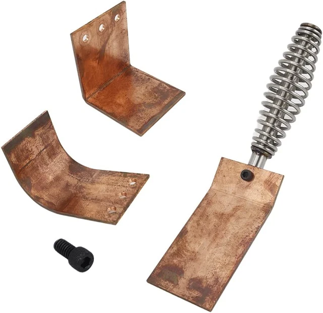 Welding Spoon Copper Welding Spoon Welders Helper,3 Plate Set, Flat/Curved/Angle