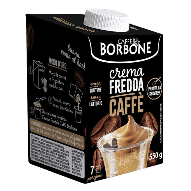Crema Fredda Al Caffe Borbone Bevanda Cremosa In Brick Da 550 Grammi