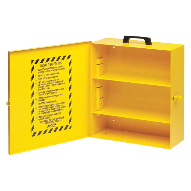 BRADY LC252M Lockout Station,Unfilled,16 In H