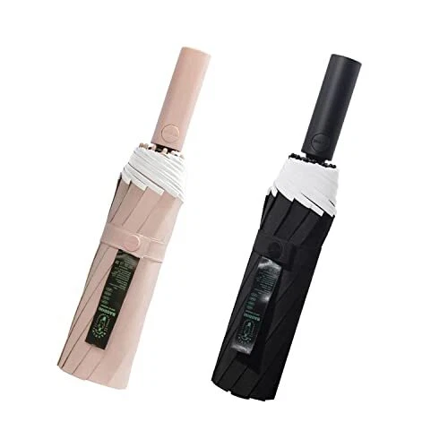 BAODINI Umbrella for Rain Windproof Medium Size Automatic Compact Umbrella fo...