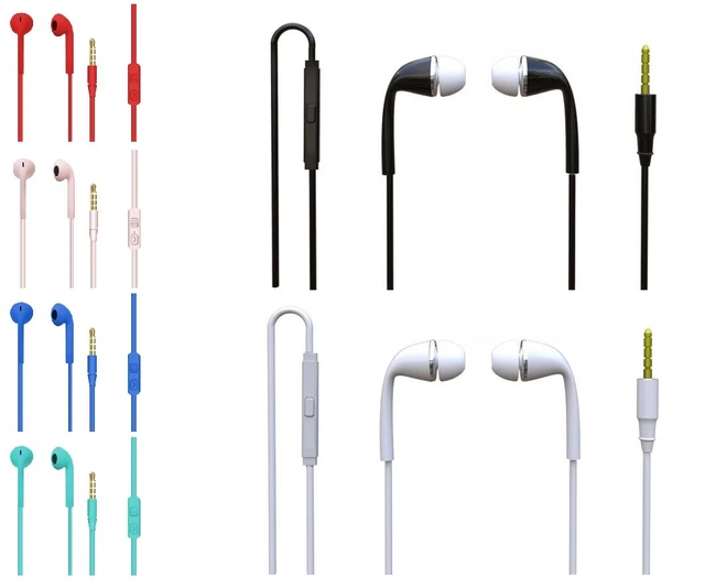 In Ear Kopfhörer Ohrhörer Headset Super Bass Samsung Huawei HTC Xiaomi Schwarz