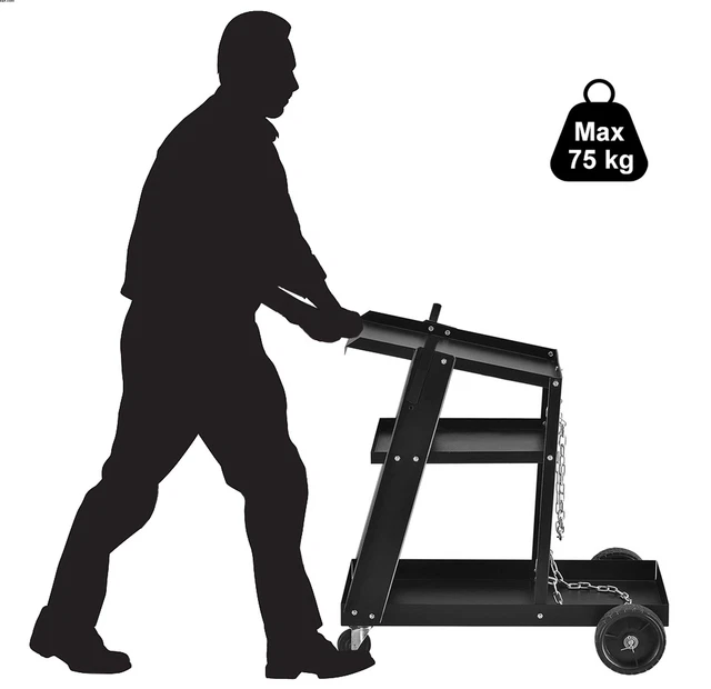 Carrello officina carrello per saldatura carrello per saldatura 75 kg carrello per trasporto saldatore