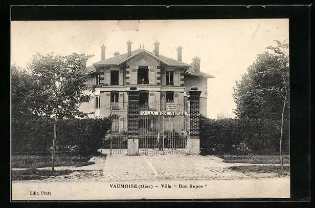 CPA Vaumoise, Villa Bon Repos