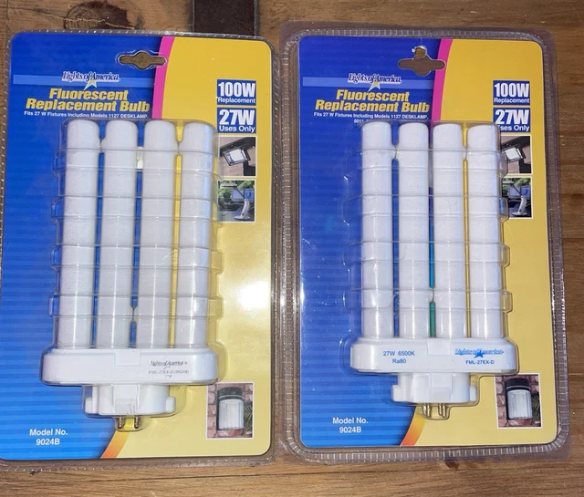 27W Daylight Lamp For Lights Of America FML-27EX-D 9024B | Full Spectrum 6500K | 4-Pin Quad Base | High Performance Replacement Bulb | Designed In USA - Foto 4