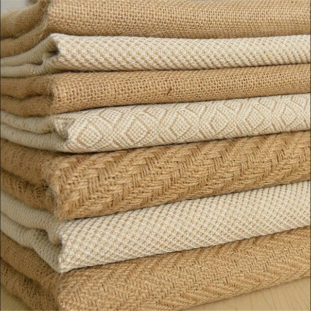 Table Runner Burlap Fabric For Burlap Chair Sash Ribbon Hessian DIY Supplies