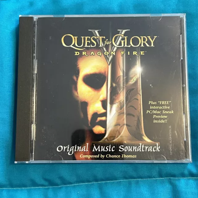 Quest For Glory V: Dragon Fire (Original Soundtrack) 1997 CD Enhanced Sonic USA