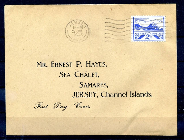 II. WK. JERSEY 1943 Nr 7 Brief (220330)