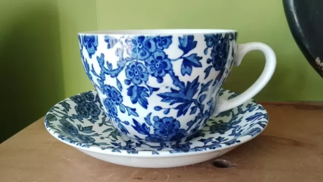 Burleigh Ware Arden Large Breakfast Cup And Saucer. Exc Cond.