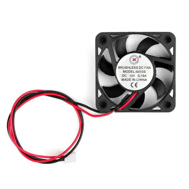 DC Brushless Cooling PC Computer Fan 12V 5010 50x50x10mm 0.16A 2 Pin Wire AUS