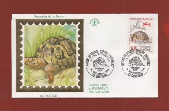 FDC 1991 - Schutz De La Nature - La Schildkröte ( Ref. 5586 )