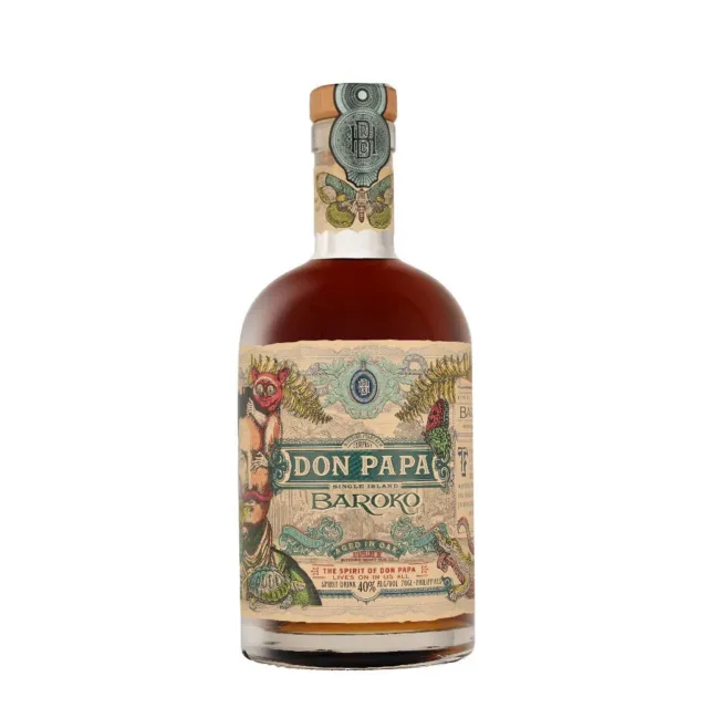 Don Papa Baroko Rum 0,7 L  Flasche 40% vol