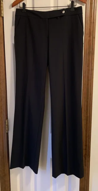 Calvin Klein Women's Classic-Fit Suit Pant/ Straight Leg, Dark Blue, Size 4-6