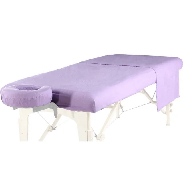 NEW MASSAGE TABLE DLX BRUSHED FLANNEL 3pc SHEET SET-FITTED, FLAT & FACE COVER -P
