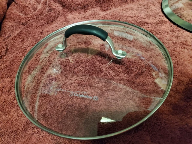 Calphalon Glass Replacement 10-1/2” Outside Rim, 9-3/4 inch Inside Pot Lid Only.