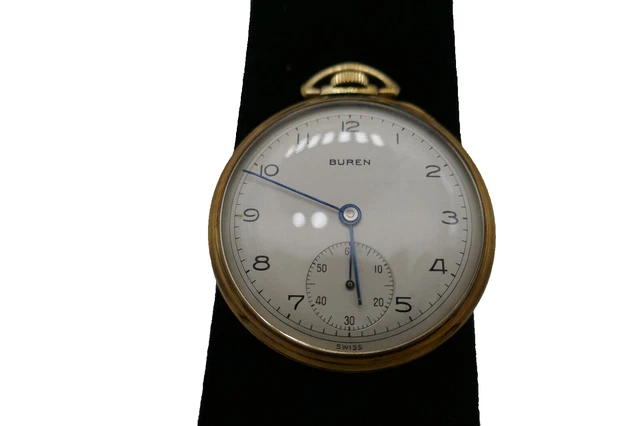 Mouvement De Montre Mécanique Vintage Van Buren - Pour Réparation Ou Pièces Détachées - Balancier Fonctionnel
