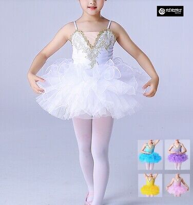 Vestito Tutù Saggio Danza Ragazza Bambina Girl Child Ballet Tutu Dress DANC184