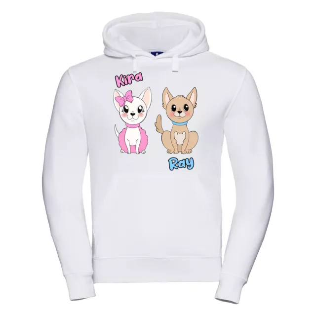 Felpa con cappuccio Kira cagnolini Ray bambino bambina sofi e lui