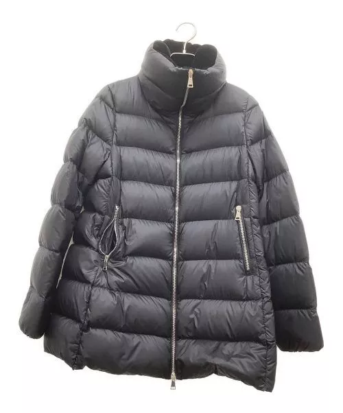 MONCLER WOMEN'S DOWN Jacket Quilted Black Romania Size:0 D20934637949 ...