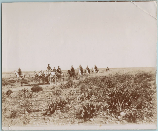 ALGÉRIE, ALGER, L'ESCALIER de la Pêcherie Vintage print, tirage d'époq