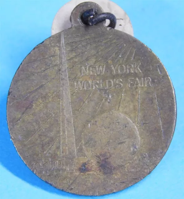 1939 Vintage New York Worlds Fair Administration Building Pendant