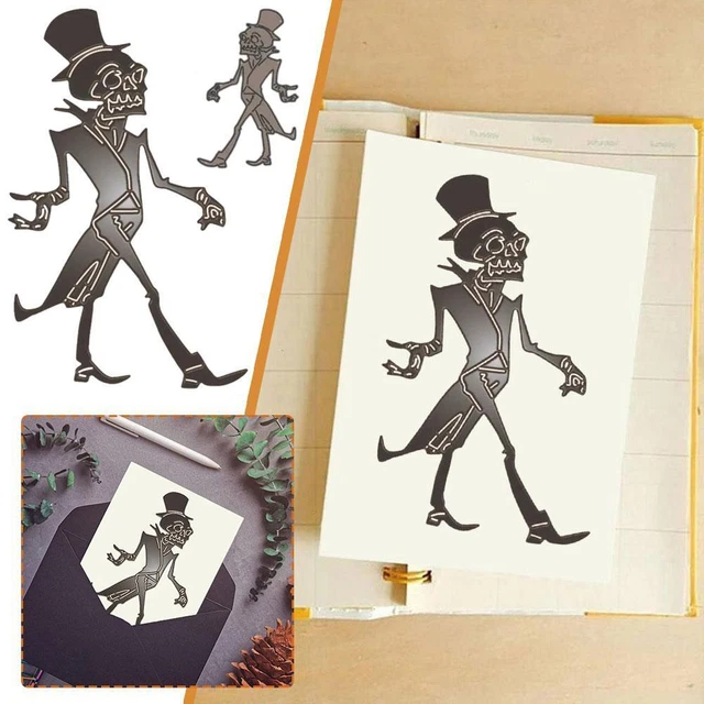 Halloween Skeleton Metal Cutting Die Card making Crafts Scrapbooking DIY S9C7