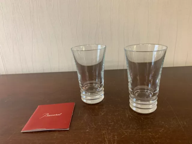 Lot de deux verres à liqueur modèle Véga en cristal de Baccarat (prix du lot) 3