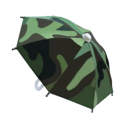 Sun Rain Windproof Mini Umbrella Hat for Bicycle Mtb Bike Cell Phone Gps Holder