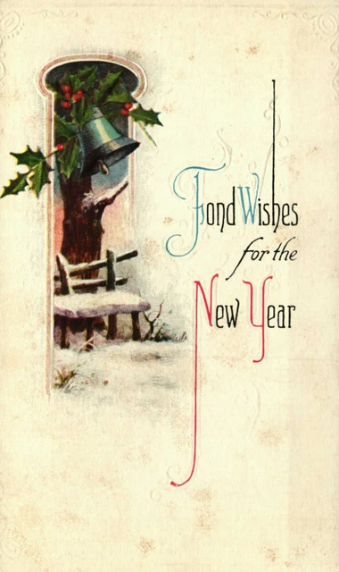 Fond Wishes New Year Embossed