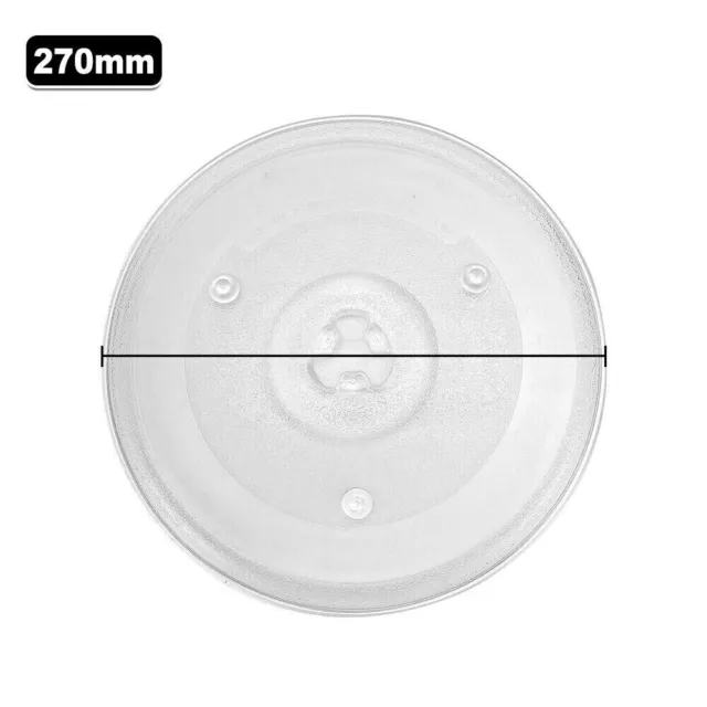 Microwave Oven Platter Turntable Glass Tray Glass Plate Dia - 270mm