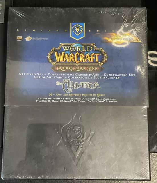 ★★★ Coffret Cartes World of Warcraft Art Card Set the ALLIANCE NEUF★★★