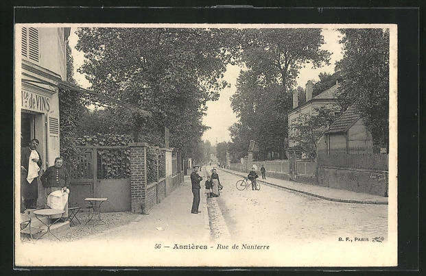 CPA Asnières, Rue de Nanterre
