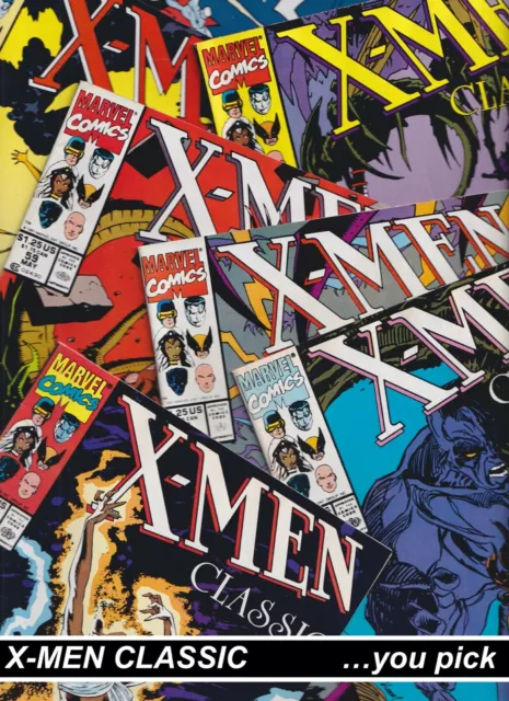 CLEARANCE BIN: X-MEN CLASSIC VG MARVEL comics sold SEPARATELY you PICK 1212