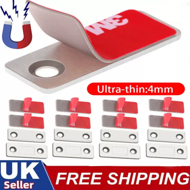 2-20 Pcs Very Strong Magnetic Catch Latch Ultra Thin For Door Cabinet Cupboard