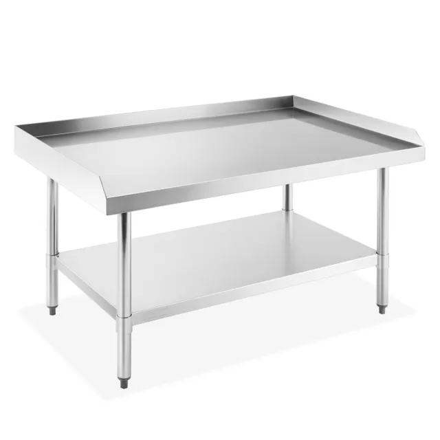 Stainless Steel NSF Restaurant Equipment Stand Grill Table w/ Undershelf