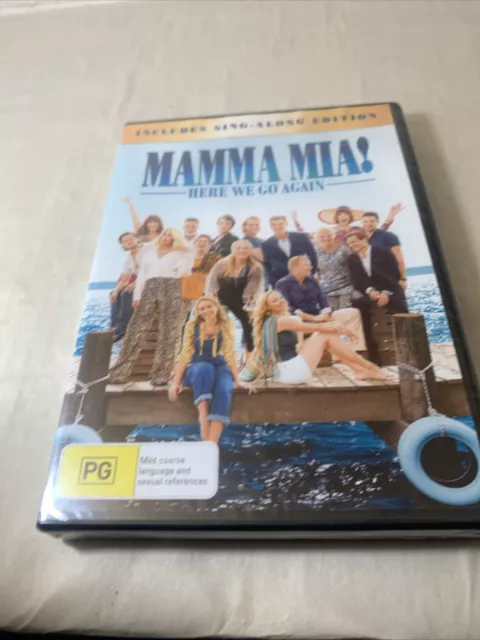 Mamma Mia - Here We Go Again! (DVD, 2018) Reg 4 *Free Postage* SEALED