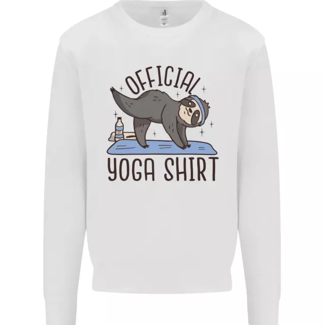 Funny Sloth Yoga Kids Sweatshirt Jumper