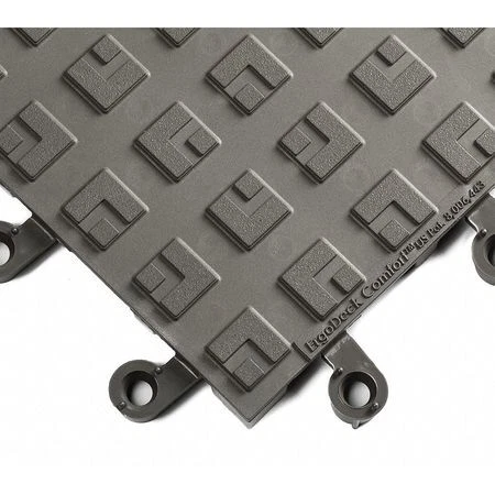 Wearwell 556 Pvc Interlocking Antifatigue Mat 18" W X 18" L, 7/8"