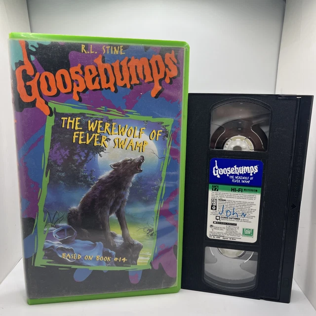 VINTAGE 1997 R.L. Stine GOOSEBUMPS The Werewolf of Fever Swamp VHS ...