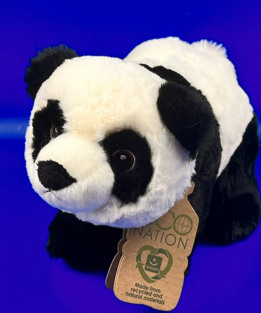 ECO NATION AURORA 9 Inch Plush Panda - New With Tags £11.49 - PicClick UK