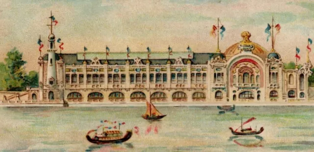 118/615 Collectible Picture Building For Trade - Shipping On The Seine - Palais