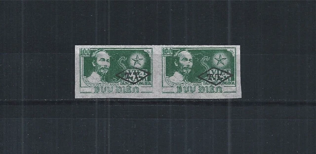 Vietnam 1952 - 55 H Massage Chi Minh Surimpression MNH Sans Paire De Gommes