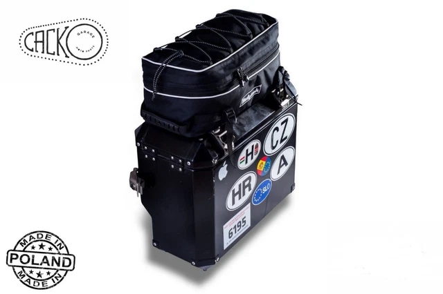 BMW R 1200GS pannier top box bag expandable waterproof luggage KTM SUZUKI HONDA