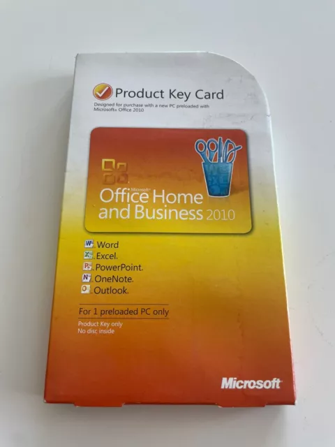 MICROSOFT OFFICE HOME AND BUSINESS 2010 Product Key Only