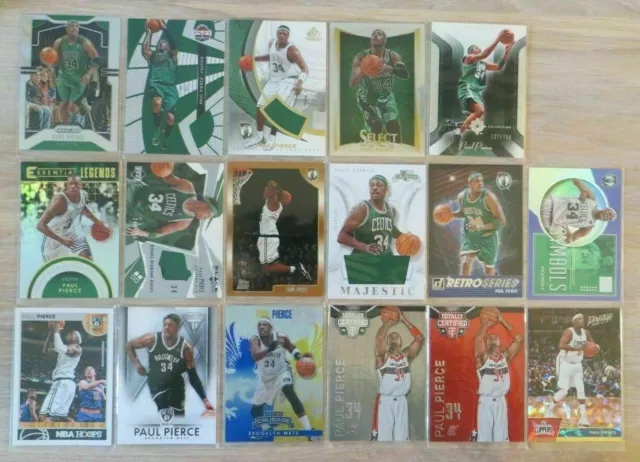 20 Cards! Paul Pierce RC Gus Inserts Num Boston Celtics Brooklyn Nets Wizzards🔥