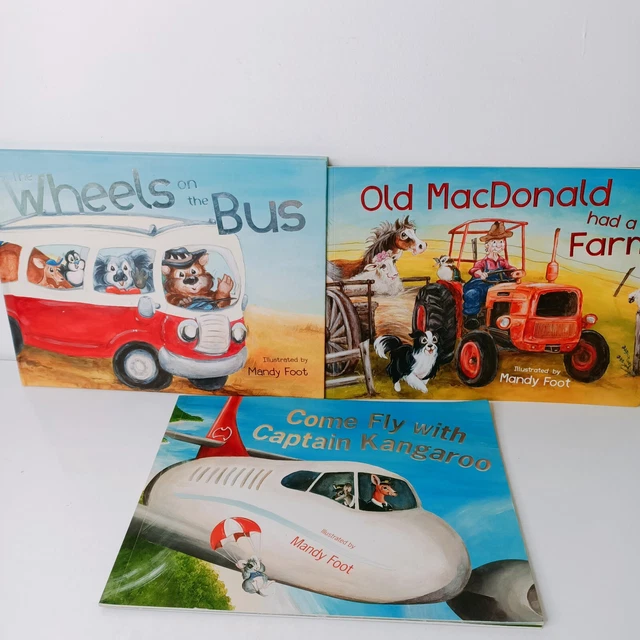 OLD MACDONALD HAD a Farm, The Wheels on the Bus, Kangaroo Mandy Foot